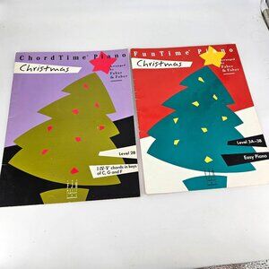FJH Piano Christmas Lesson Sheet Music Books Level 2B 3A 3B Begin Intermed Set